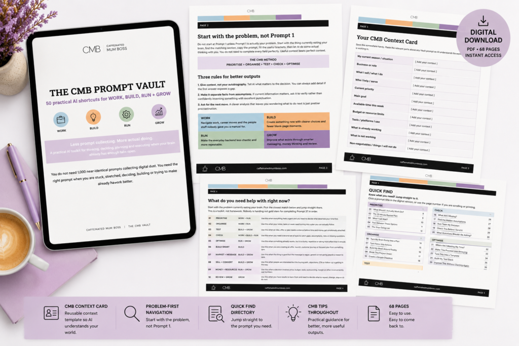 The CMB Prompt Vault: 50 Practical AI Shortcuts