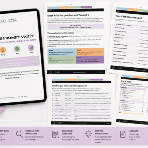 The CMB Prompt Vault: 50 Practical AI Shortcuts
